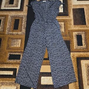 Max Studio Monochrome Patterned Jumpsuit